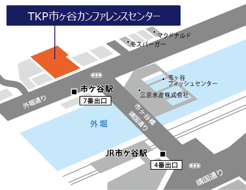 TKP市ヶ谷カンファレンスセンター-地図